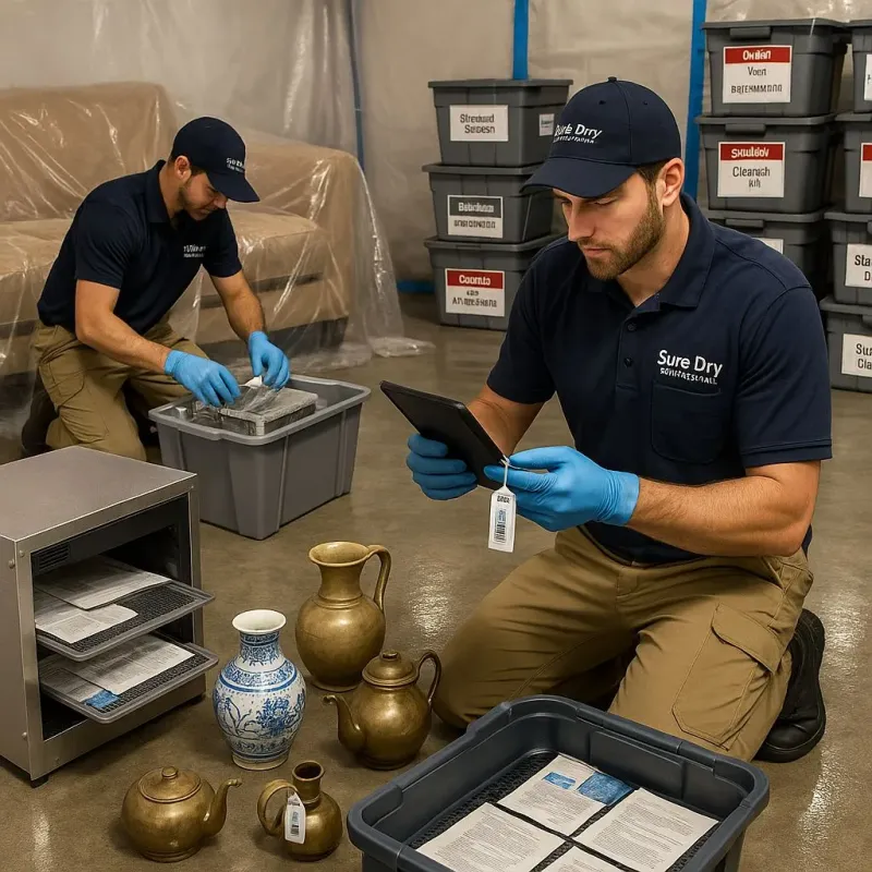 Content Protection and Restoration process in Lisbon Falls, ME
